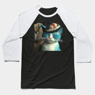 Cheshire Smurf Cat Baseball T-Shirt